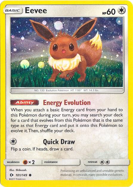 Eevee - 101/149 (Cosmos Holo) | Miscellaneous Cards & Products #101/149