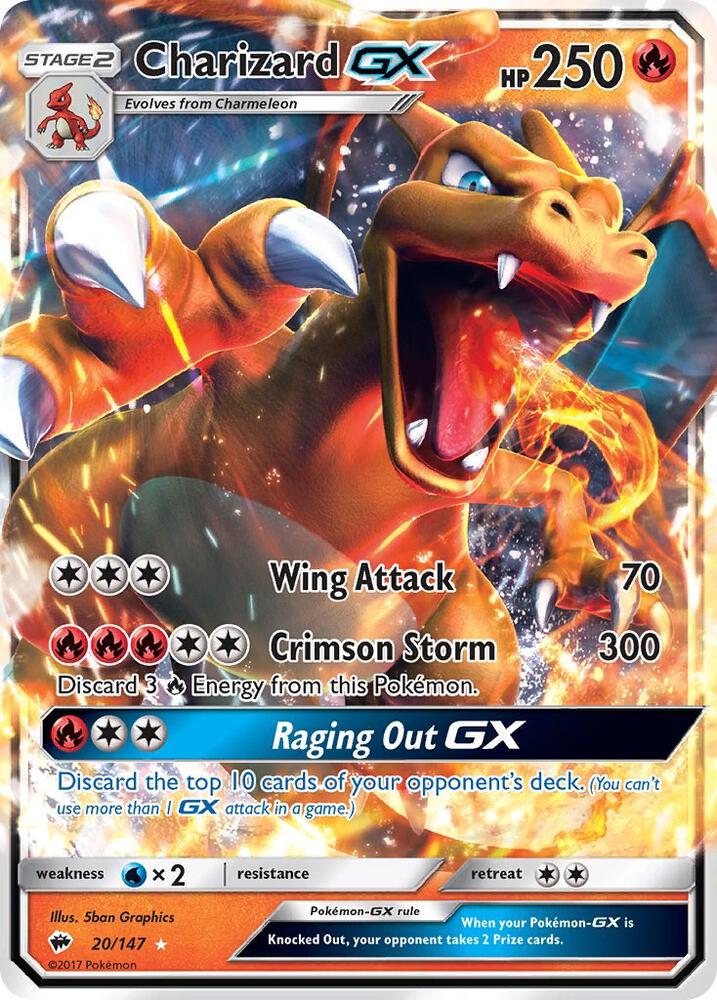 Charizard GX | SM - Burning Shadows #20/147