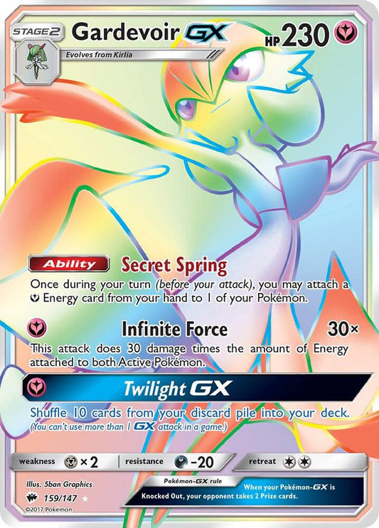 Gardevoir GX (Secret) | SM - Burning Shadows #159/147