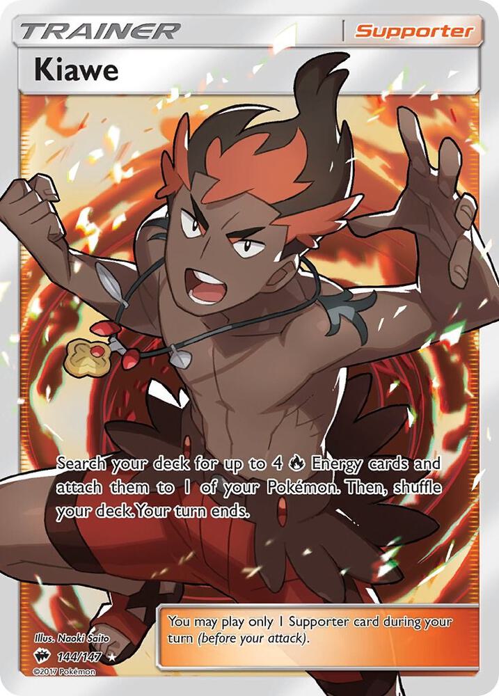 Kiawe (Full Art) | SM - Burning Shadows #144/147