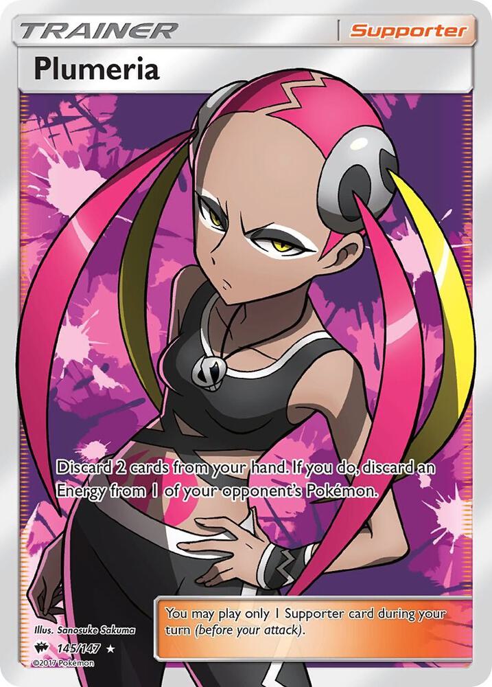 Plumeria (Full Art) | SM - Burning Shadows #145/147