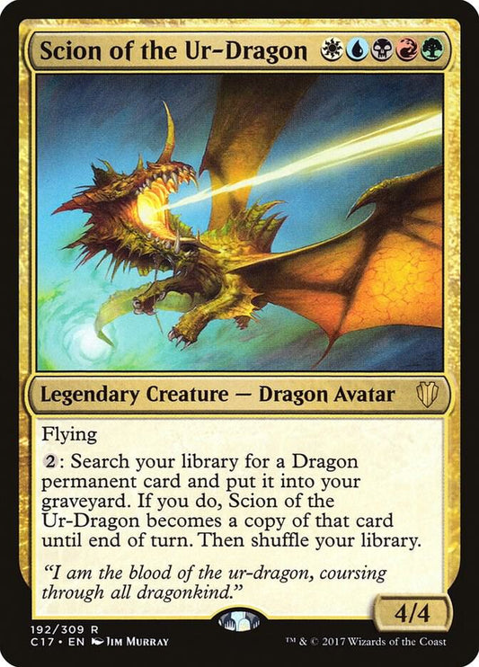 Scion of the Ur-Dragon | Commander 2017 #192