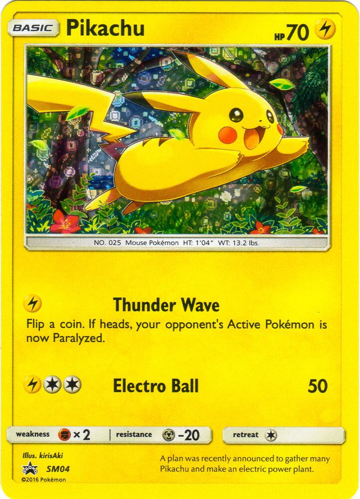 Pikachu - SM04 (General Mills) | Miscellaneous Cards & Products #SM04
