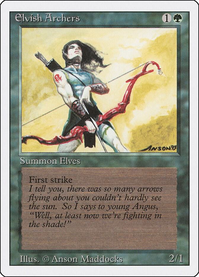 Elvish Archers | Revised Edition #unknown