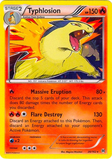Typhlosion - 20/162 (Cosmos Holo) | Blister Exclusives #020/162