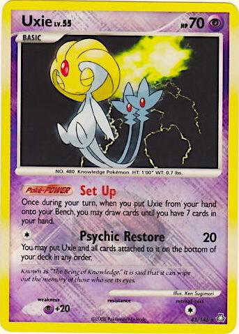 Uxie - 43/146 (League Promo) | League & Championship Cards #043/146