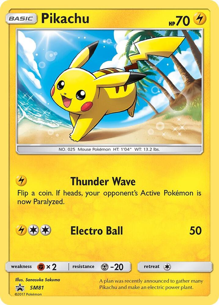 Pikachu - SM81 | SM Promos #SM81