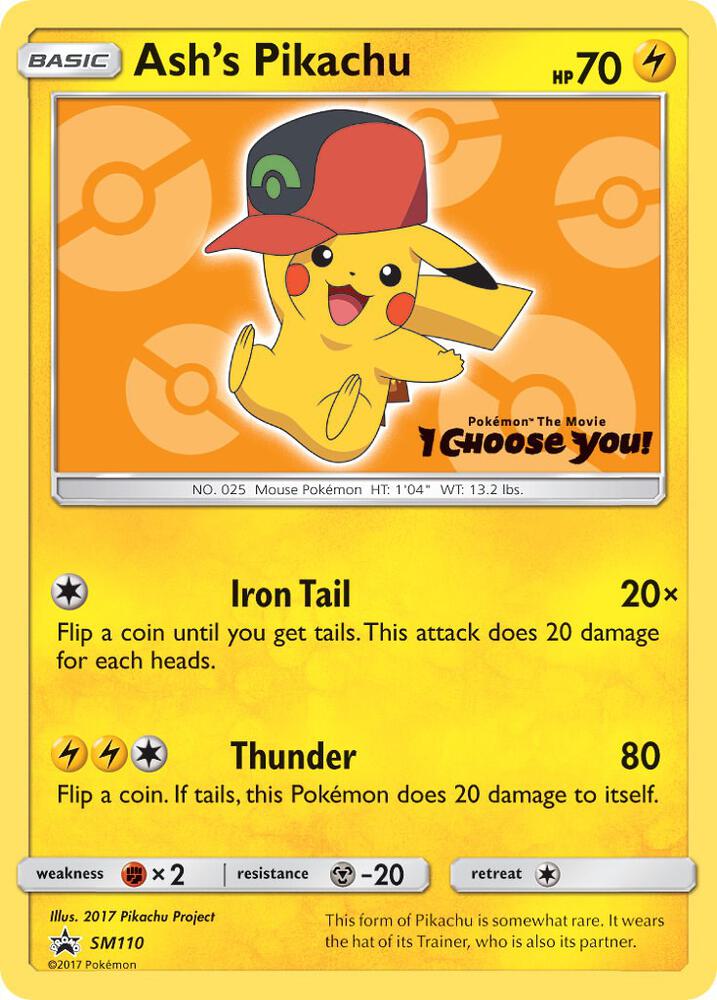 Ash's Pikachu - SM110 | SM Promos #SM110