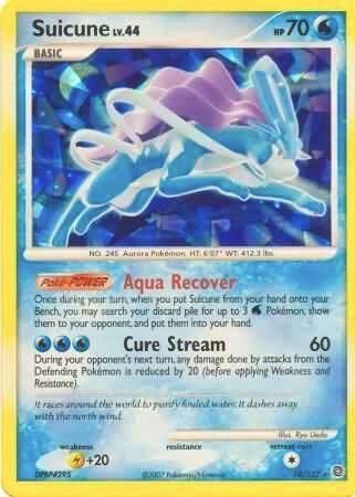 Suicune - 19/132 (Cracked Ice Holo) | Miscellaneous Cards & Products #019/132