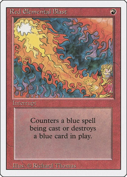 Red Elemental Blast | Revised Edition #unknown
