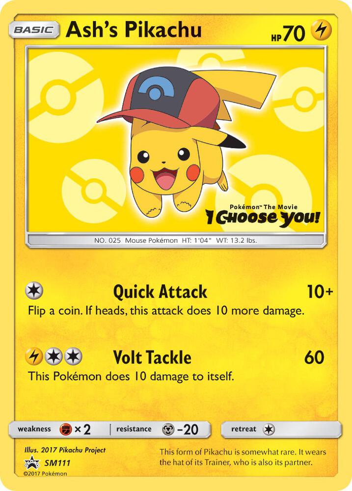 Ash's Pikachu - SM111 | SM Promos #SM111