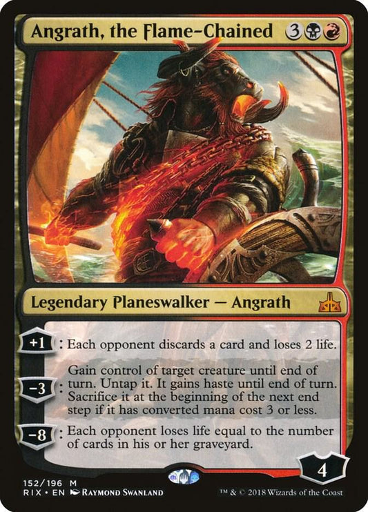 Angrath, the Flame-Chained | Rivals of Ixalan #152