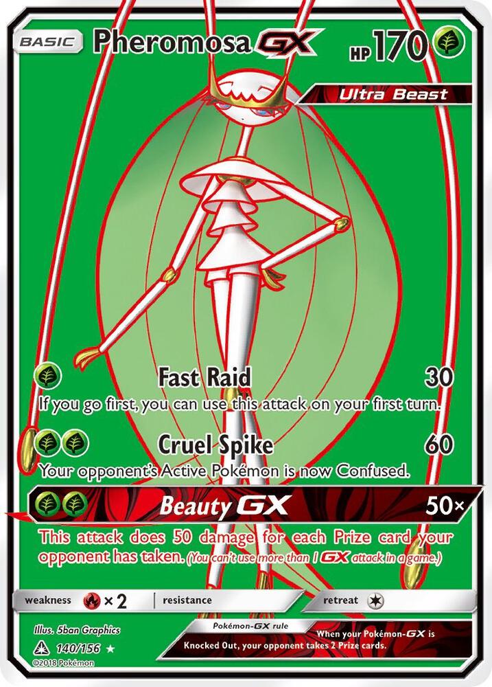 Pheromosa GX (Full Art) | SM - Ultra Prism #140/156