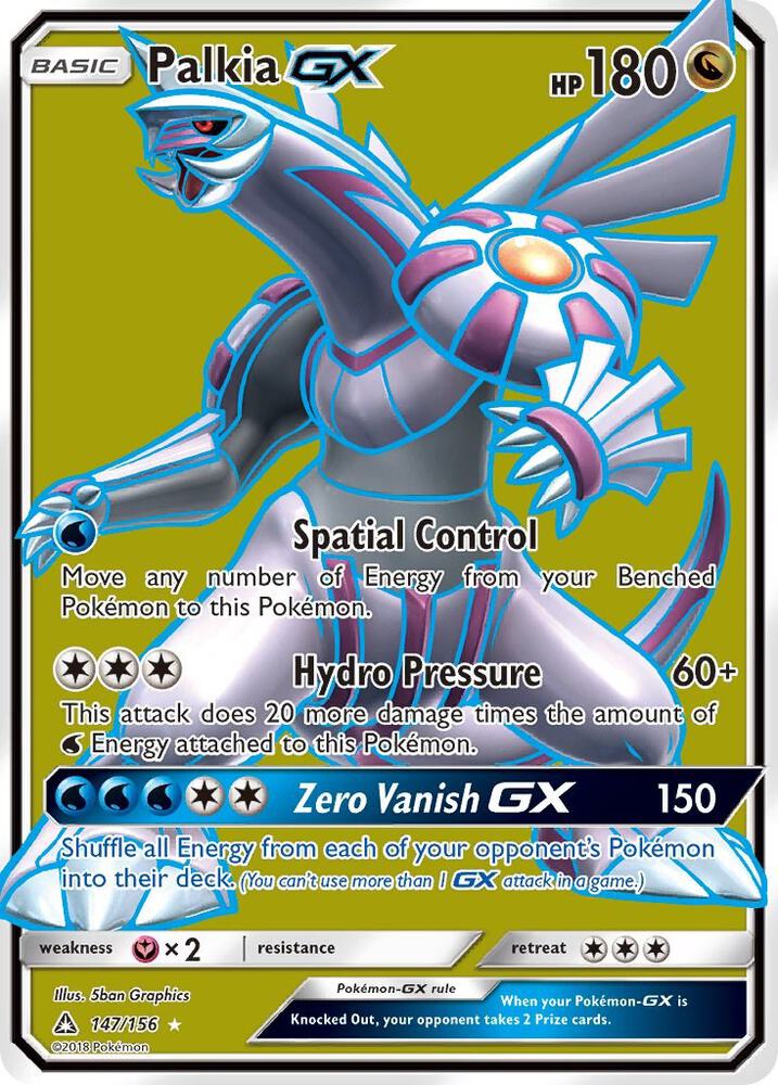 Palkia GX (Full Art) | SM - Ultra Prism #147/156