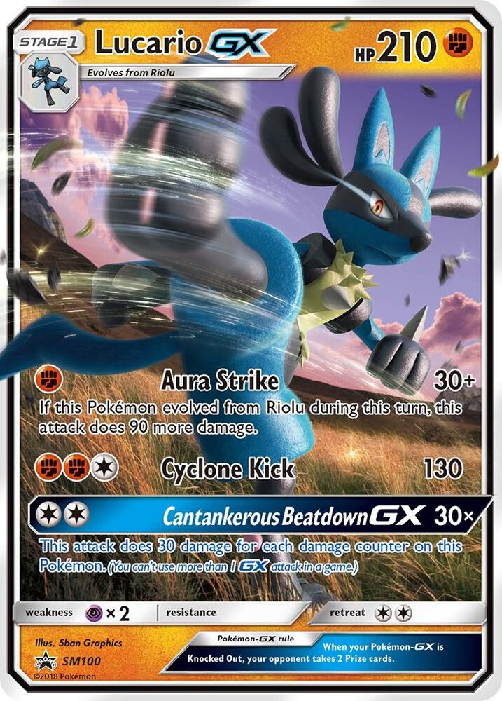 Lucario GX - SM100 | SM Promos #SM100