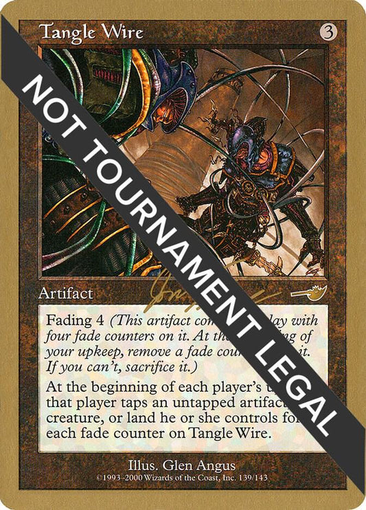 Tangle Wire - 2000 Jon Finkel (NMS) | World Championship Decks #unknown