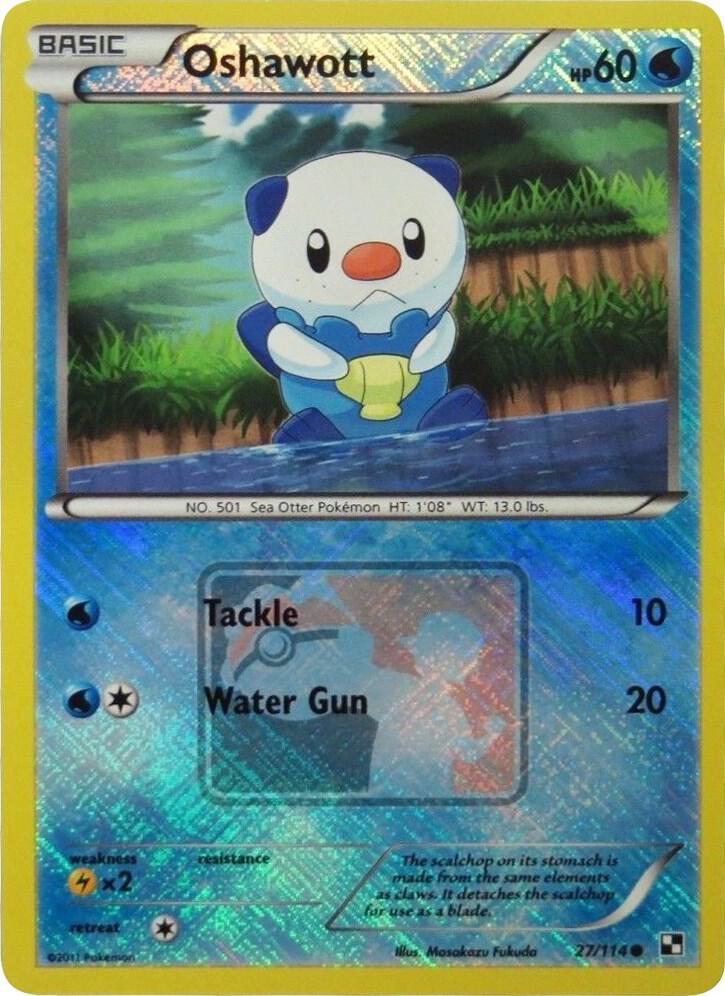 Oshawott - 27/114 (League Promo) | League & Championship Cards #027/114