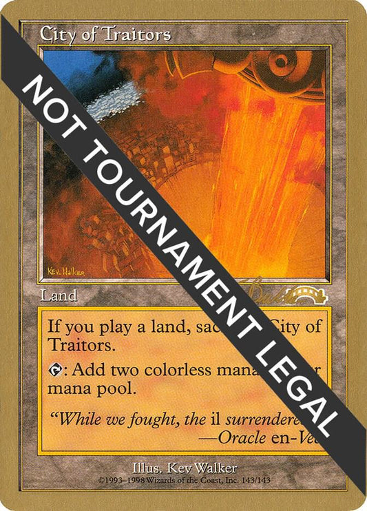 City of Traitors - 1999 Kai Budde (EXO) | World Championship Decks #unknown