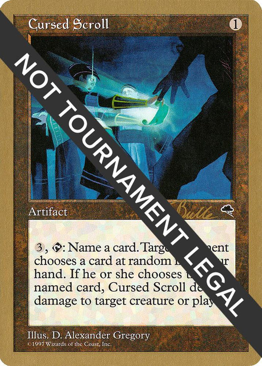 Cursed Scroll - 1999 Kai Budde (TMP) | World Championship Decks #unknown