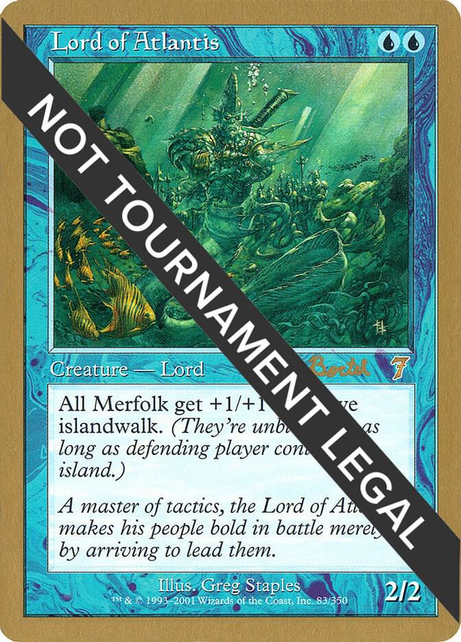 Lord of Atlantis - 2001 Alex Borteh (7ED) | World Championship Decks #unknown