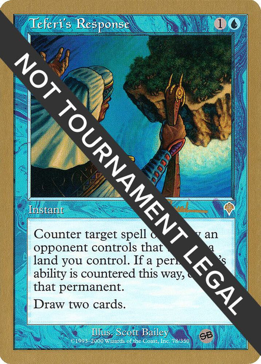 Teferi's Response - 2001 Antoine Ruel (INV) (SB) | World Championship Decks #unknown