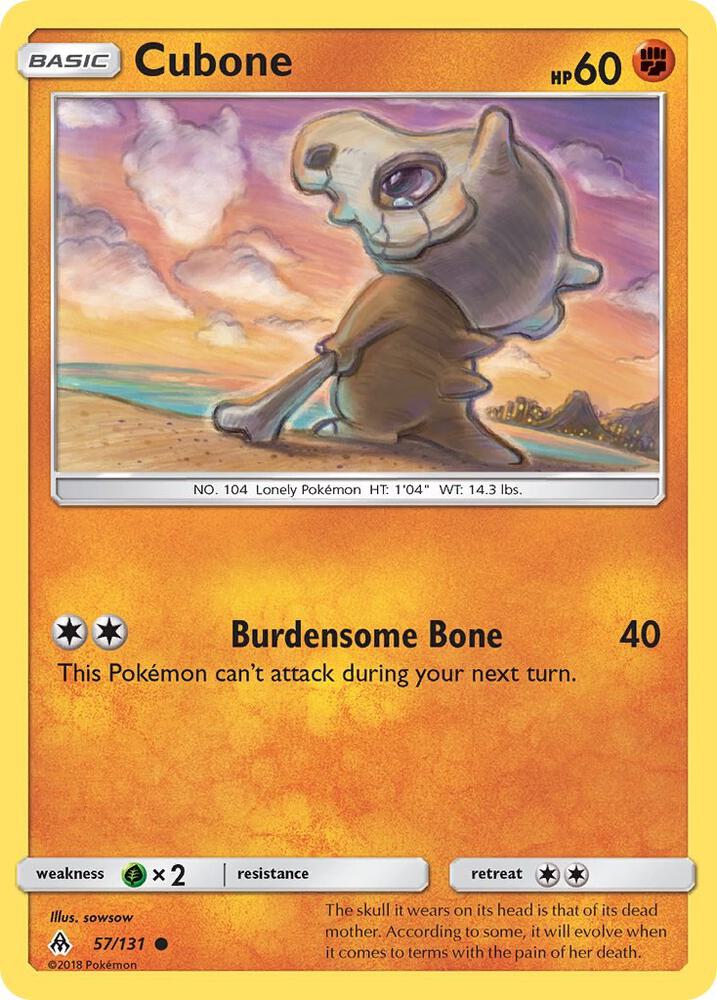 Cubone | SM - Forbidden Light #57/131
