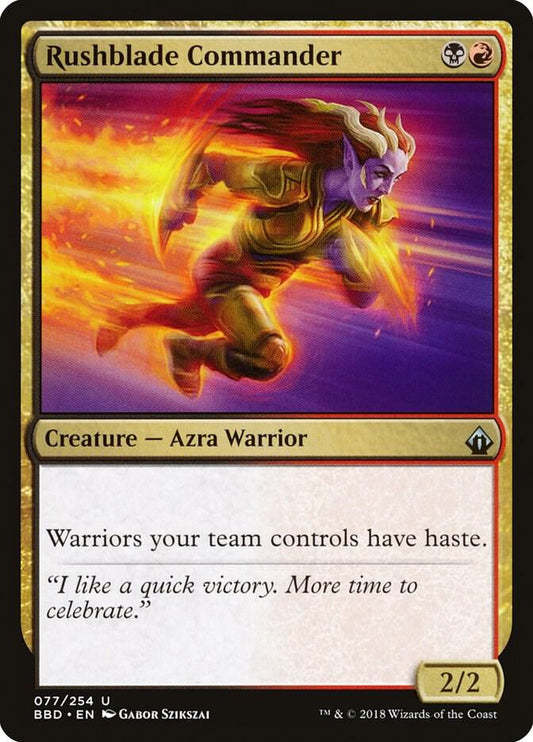Rushblade Commander | Battlebond #77