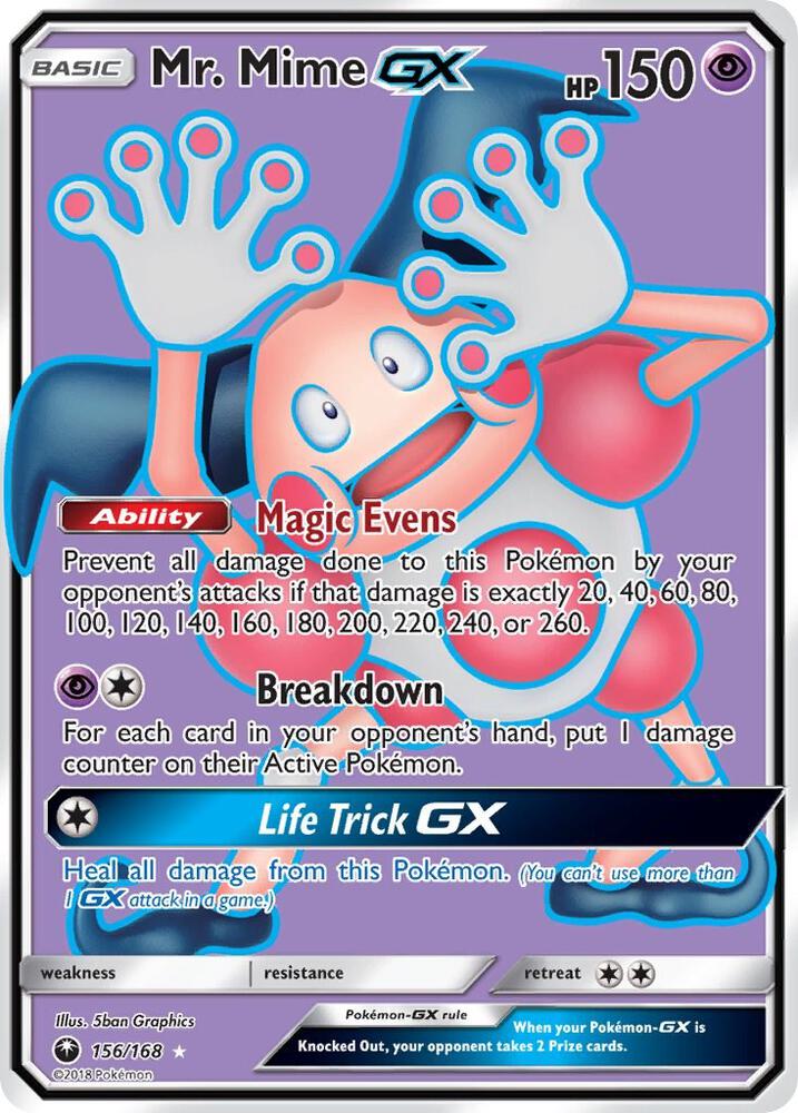Mr. Mime GX (Full Art) | SM - Celestial Storm #156/168