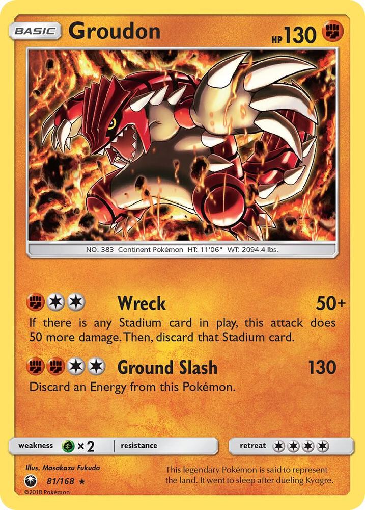 Groudon | SM - Celestial Storm #81/168