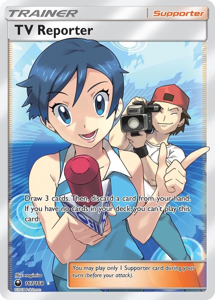 TV Reporter (Full Art) | SM - Celestial Storm #167/168
