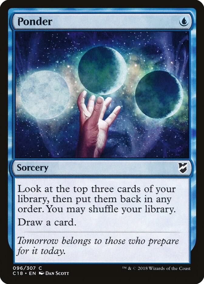 Ponder | Commander 2018 #96