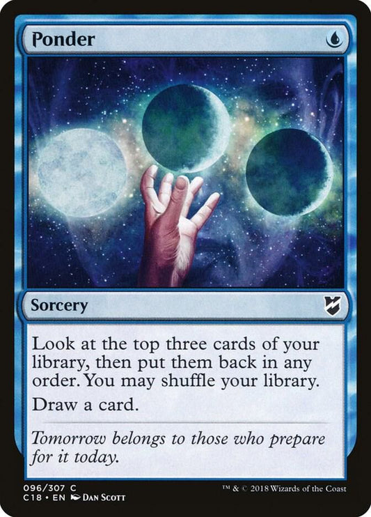 Ponder | Commander 2018 #96