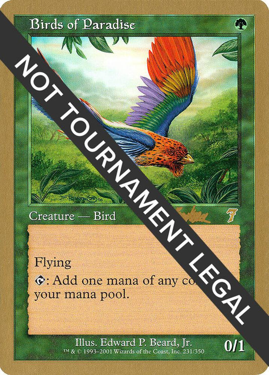 Birds of Paradise - 2002 Brian Kibler (7ED) | World Championship Decks #unknown