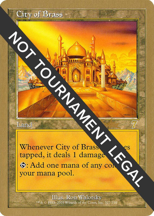 City of Brass - 2002 Brian Kibler (7ED) | World Championship Decks #unknown