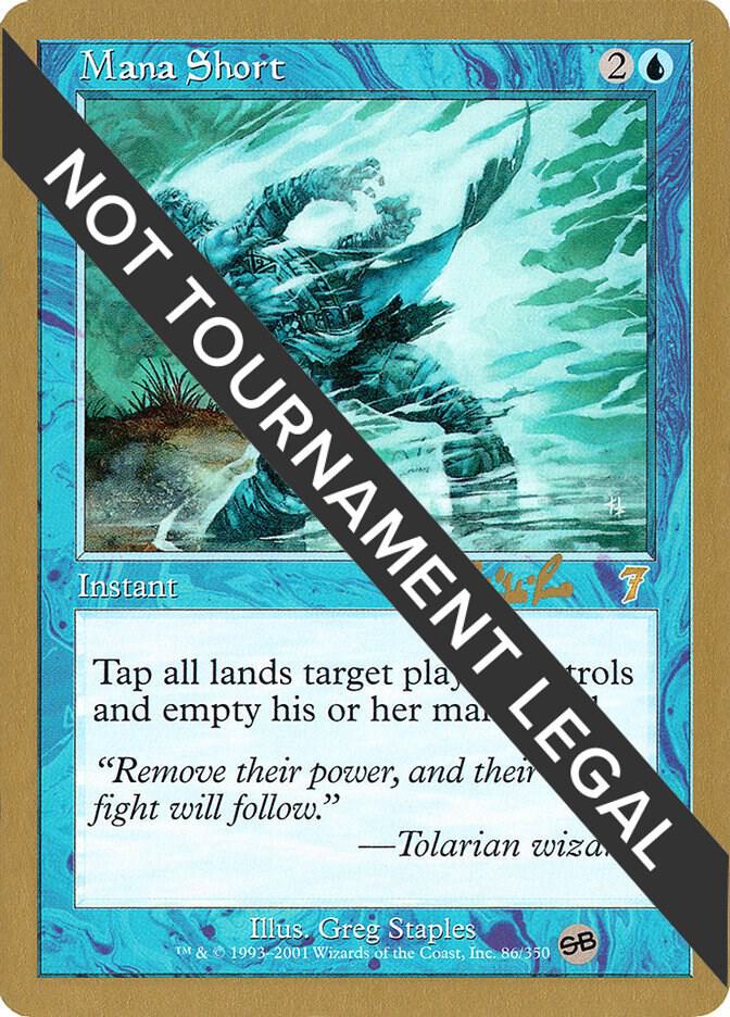 Mana Short - 2002 Carlos Romao (7ED) (SB) | World Championship Decks #unknown