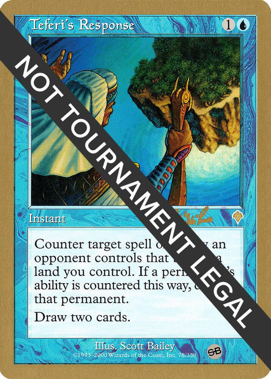 Teferi's Response - 2002 Carlos Romao (INV) (SB) | World Championship Decks #unknown