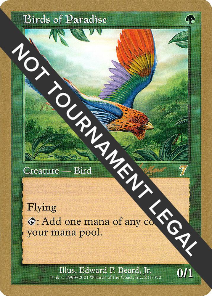 Birds of Paradise - 2002 Sim Han How (7ED) | World Championship Decks #unknown