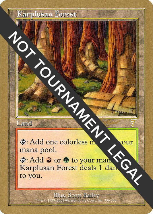 Karplusan Forest - 2002 Sim Han How (7ED) | World Championship Decks #unknown