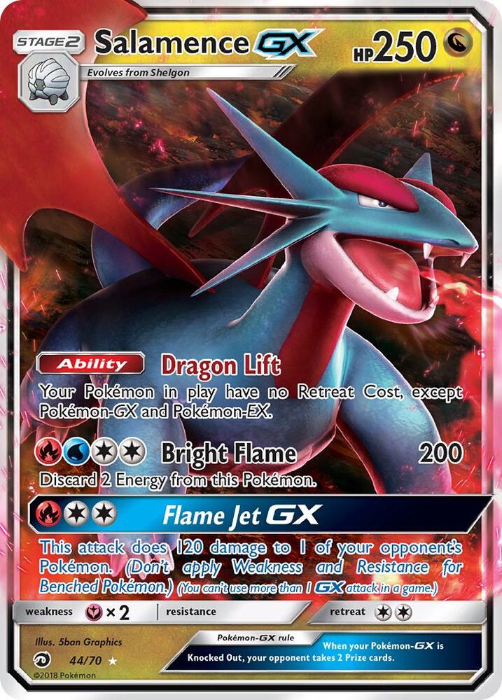 Salamence GX | Dragon Majesty #44/70