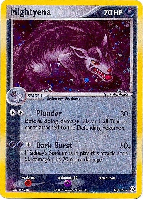 Mightyena - 18/108 (Cosmos Holo) | Deck Exclusives #018/108