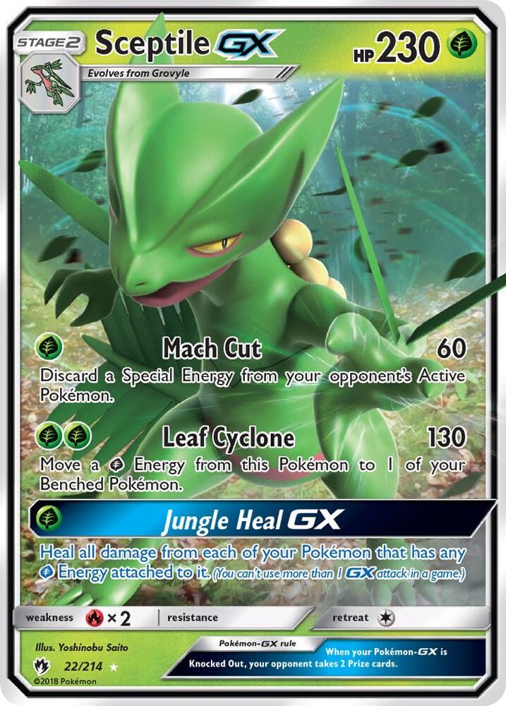 Sceptile GX | SM - Lost Thunder #22/214