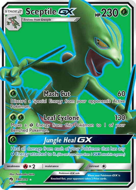 Sceptile GX (Full Art) | SM - Lost Thunder #196/214