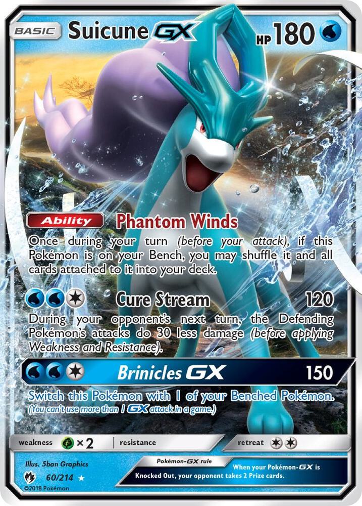 Suicune GX | SM - Lost Thunder #60/214
