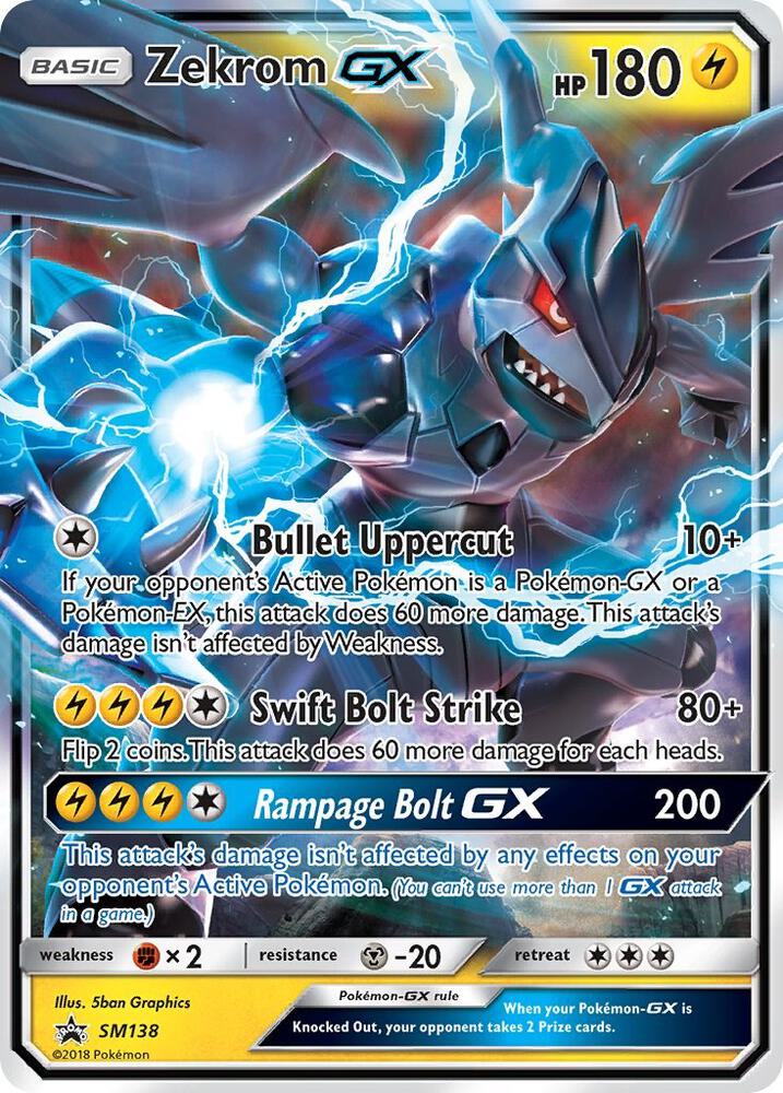 Zekrom GX - SM138 | SM Promos #SM138