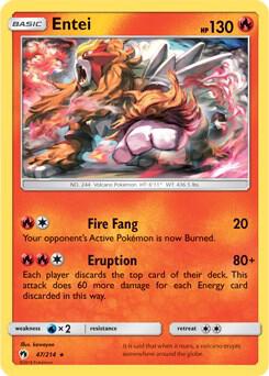 Entei - 47/214 (SM Lost Thunder) | Deck Exclusives #047/214
