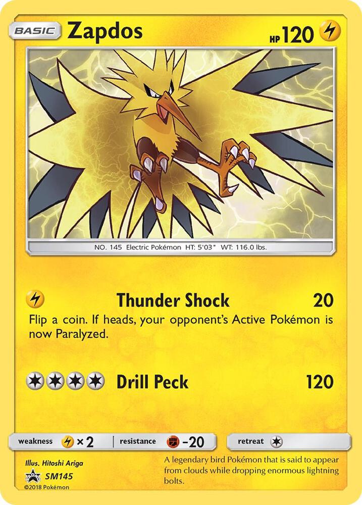 Zapdos - SM145 | SM Promos #SM145