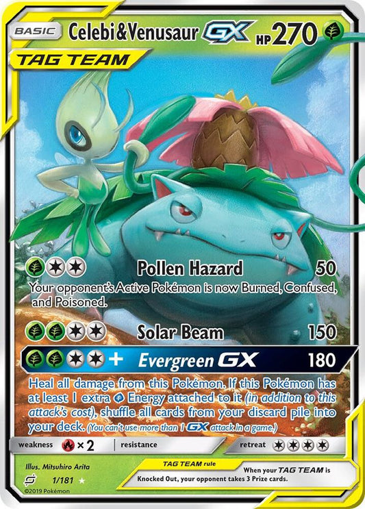 Celebi & Venusaur GX | SM - Team Up #1/181