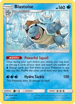 Blastoise - 25/181 (Cracked Ice Holo) | Deck Exclusives #025/181