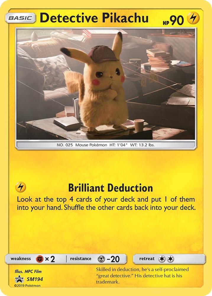 Detective Pikachu - SM194 | SM Promos #SM194