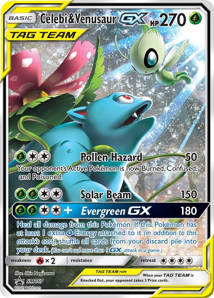 Celebi & Venusaur GX - SM167 | SM Promos #SM167